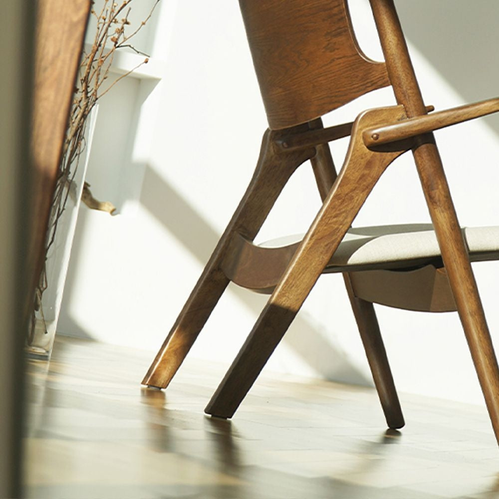 Knitting Wood Lounge Chair