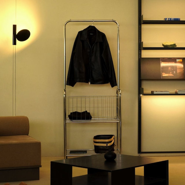 Rolling Metal Garment Rack