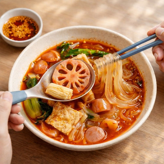 Colorful Ramen Spoon & Chopsticks Set (2-Piece)