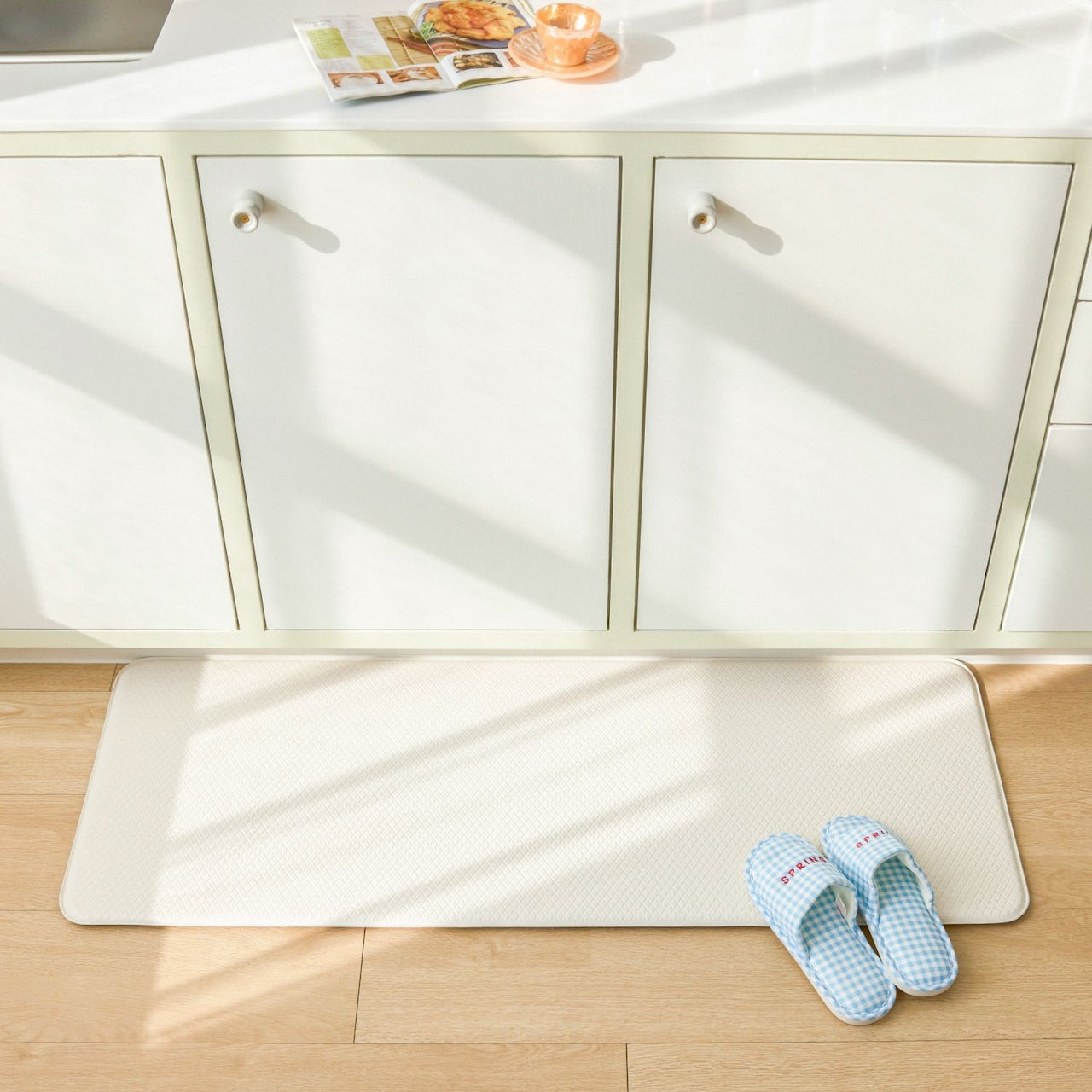 Reversible Marble PVC Kitchen Mat