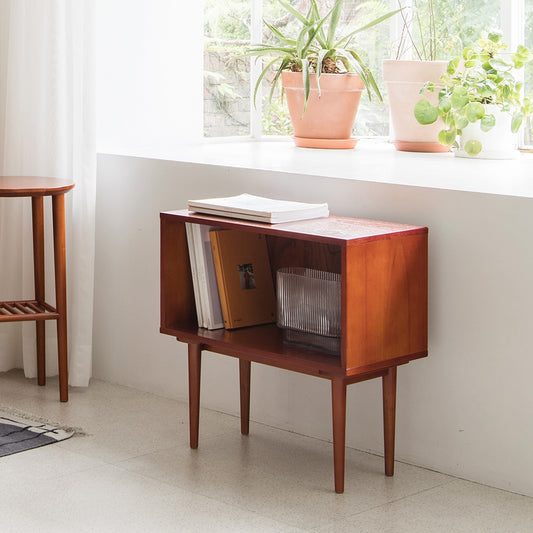 Danish Midcentury Wood Bookcase