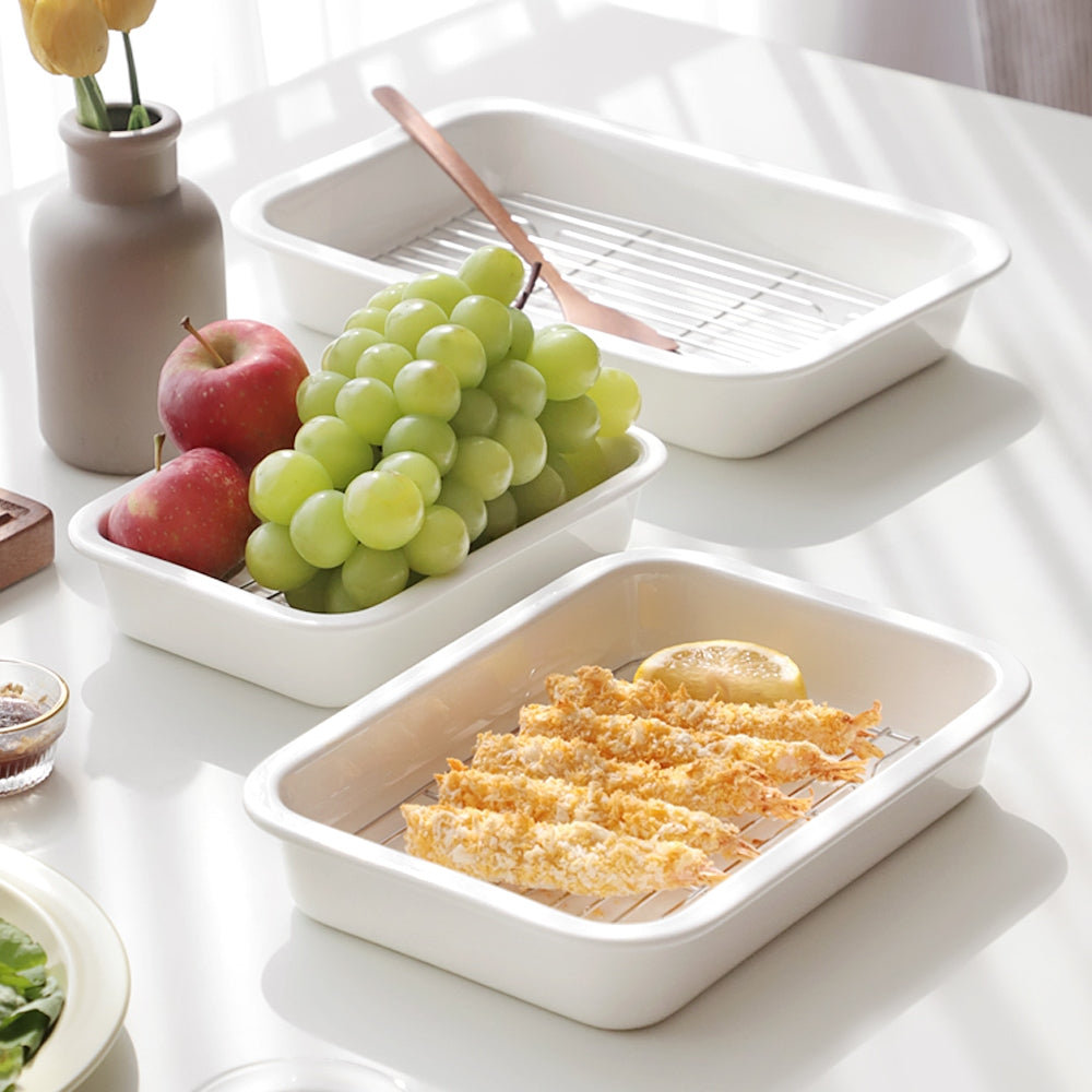 Milly Ceramic Baking Tray & Rack Set