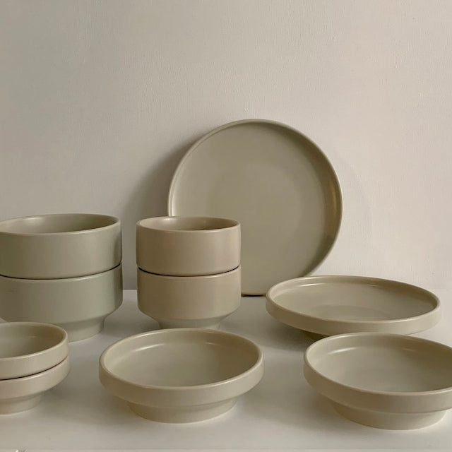 Minimal Mood Ceramic Dinnerware Set (6-24 pieces) - image 6 of 7