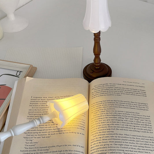 Pleated Touch Table Lamp