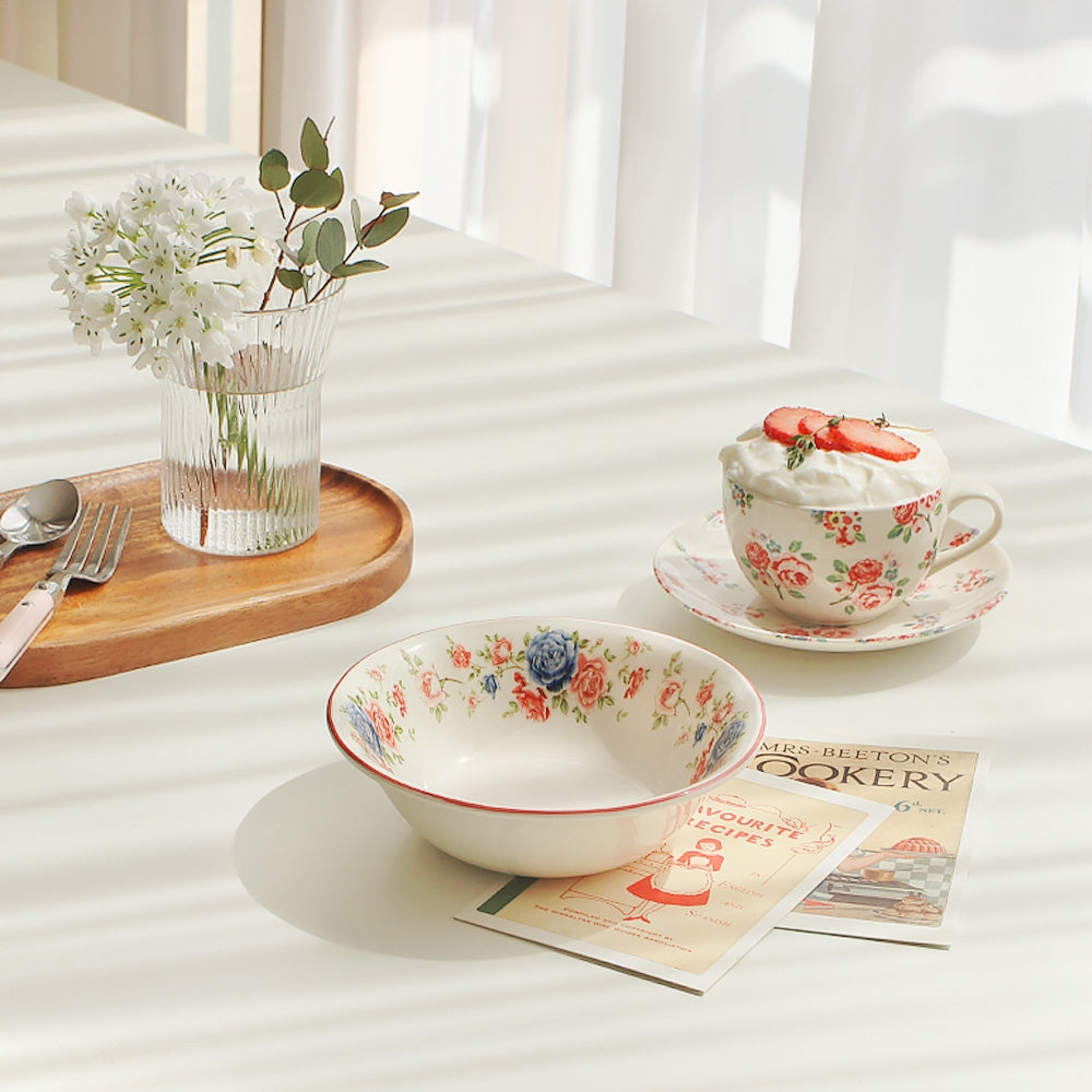 Claytan Vintage Floral Deep Plate – 6.3" - image 5 of 10