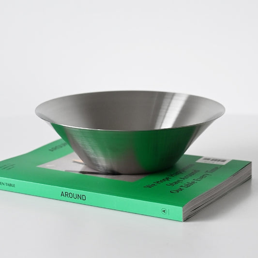 Lamonte 8.5" Stainless Steel Salad Bowl