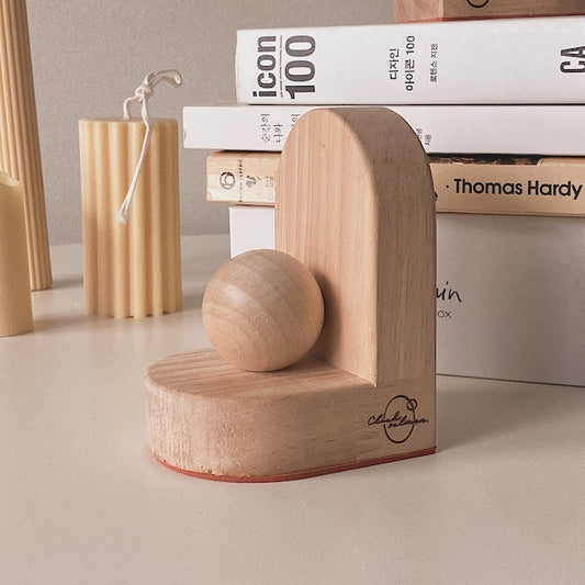 Wooden Bookends