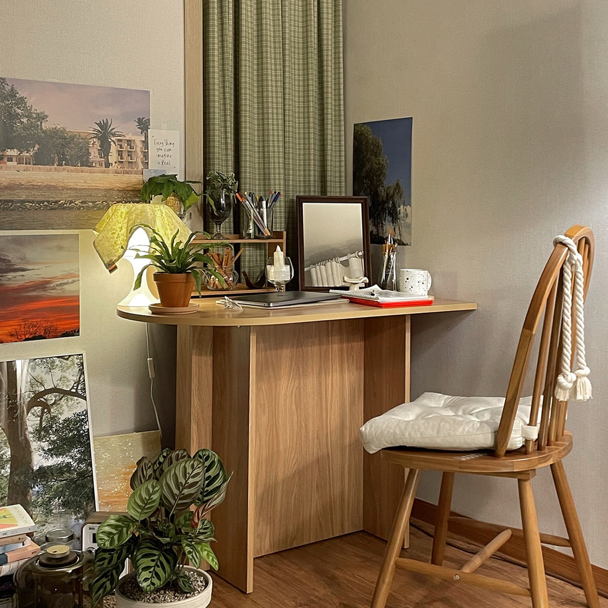 Semi-Oval Dining Table
