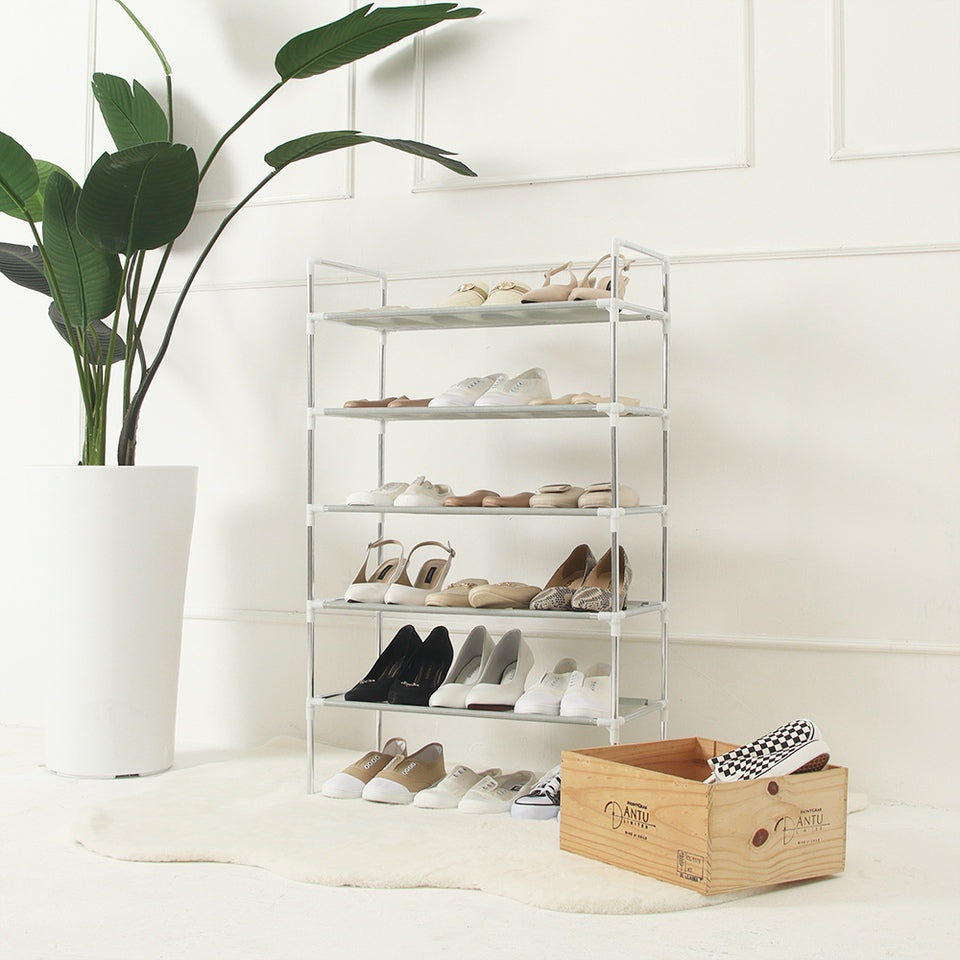 5-Tier Slim Entryway Shoe Rack