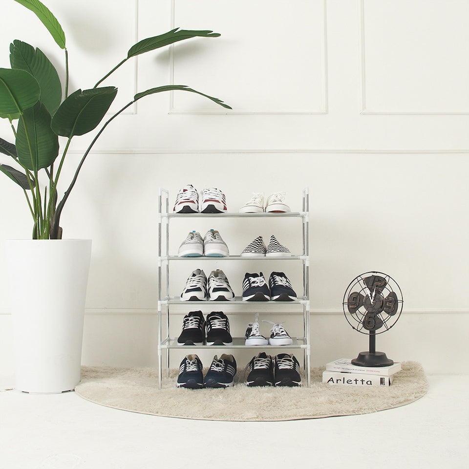 5-Tier Slim Entryway Shoe Rack