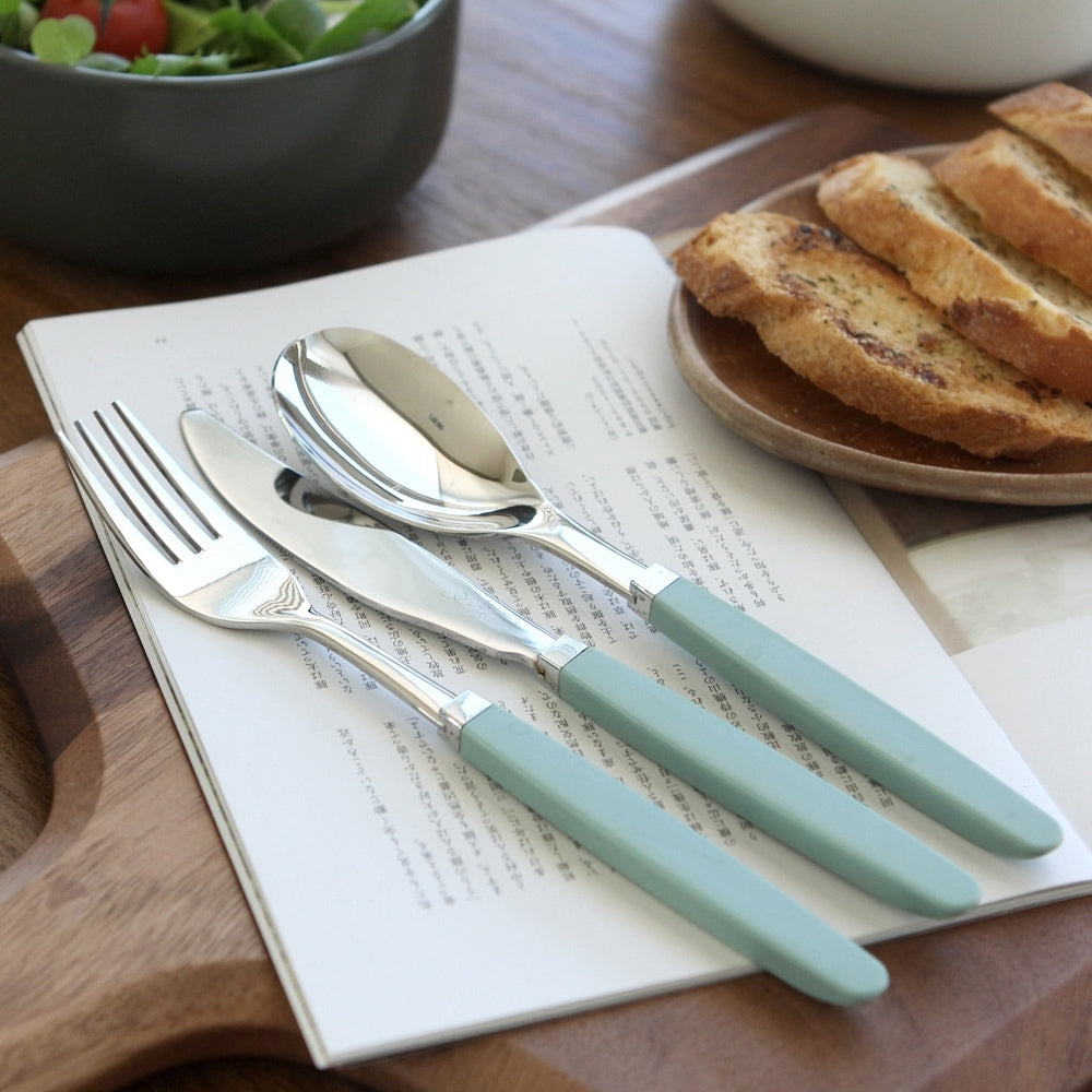 Kamome Pastel Cutlery 3-Piece Set