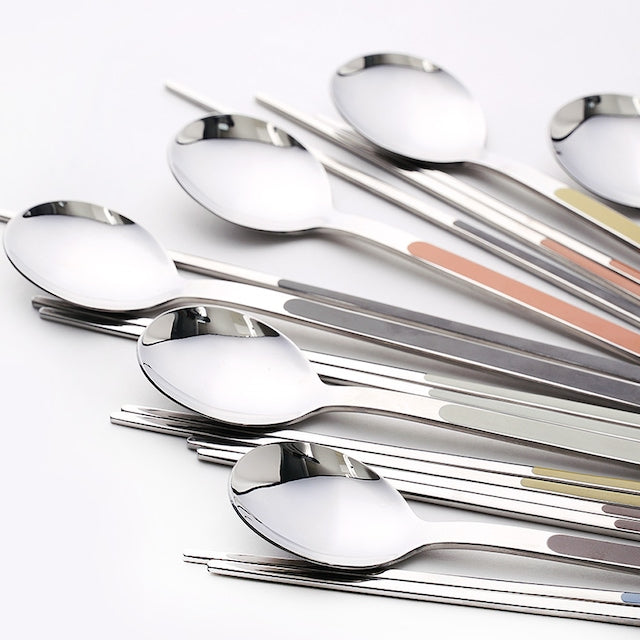Surfinia Color Spoon & Chopsticks Set (2-Piece)