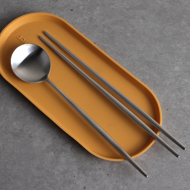 Helio Stainless Steel Spoon & Chopsticks Set