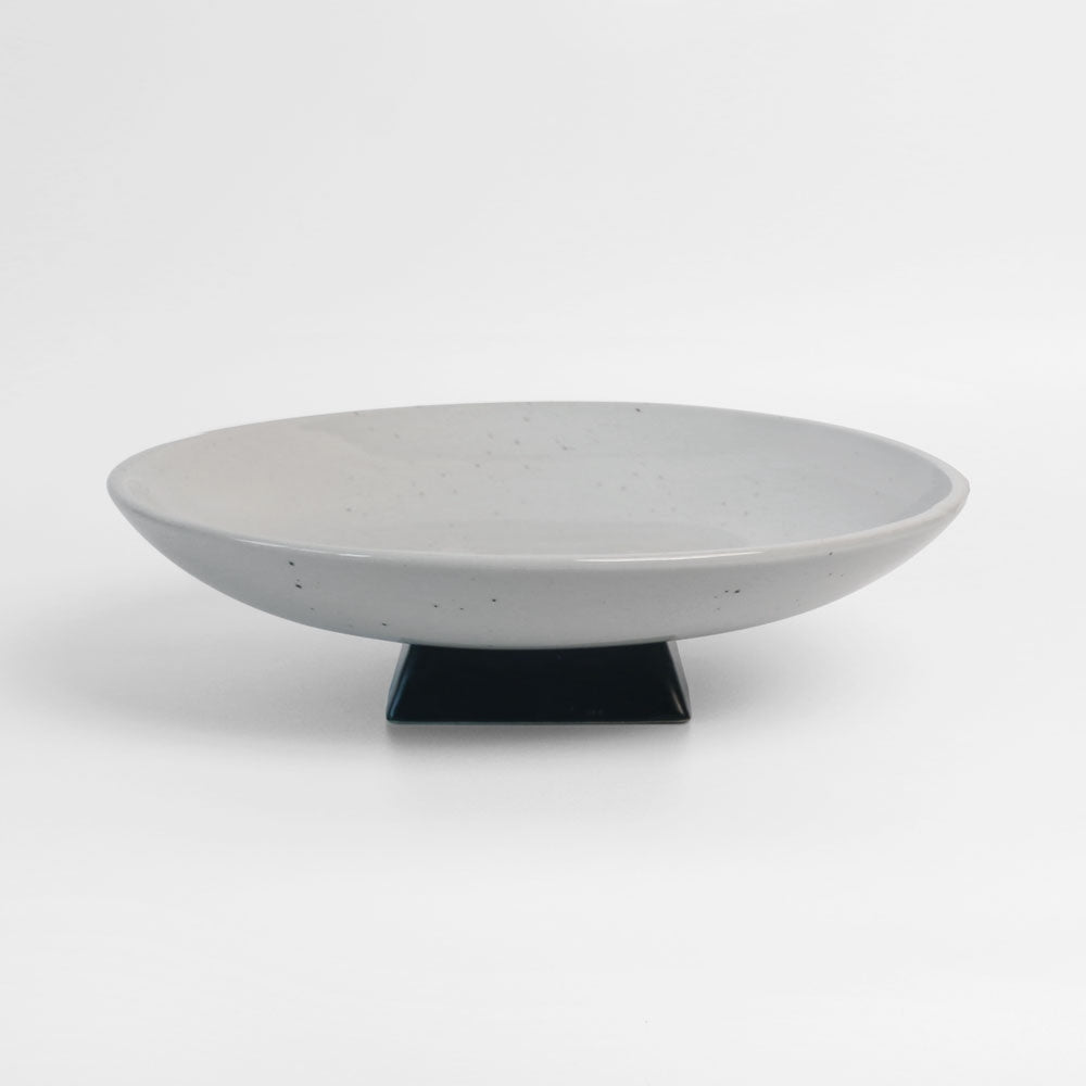 Handcrafted Pedestal Plate - lifestyle
