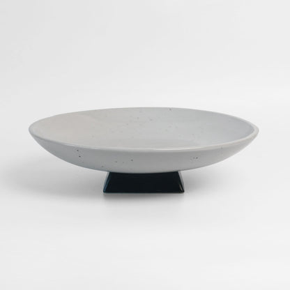 Handcrafted Pedestal Plate - lifestyle
