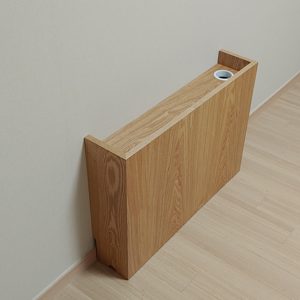 Velita Bedside Gap Side Table Storage Cabinet