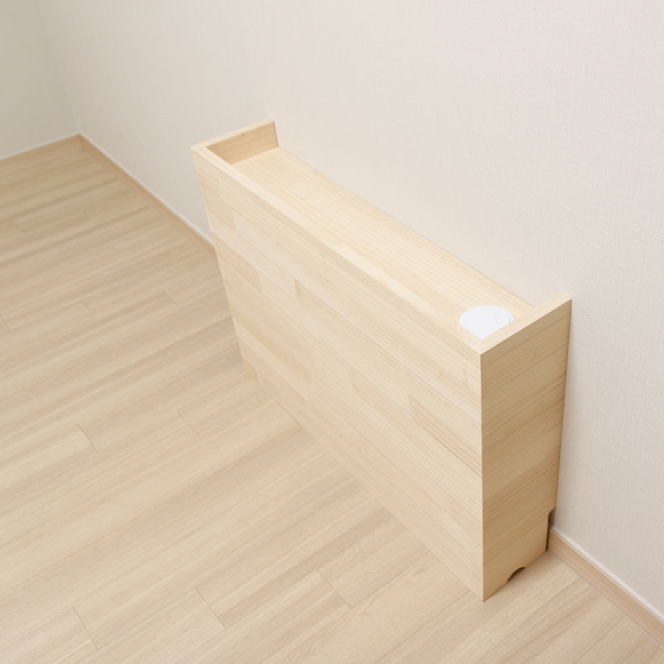 Velita Bedside Gap Side Table Storage Cabinet