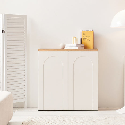 Tall Cabinet with 2 Arch Doors