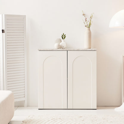 Tall Cabinet with 2 Arch Doors