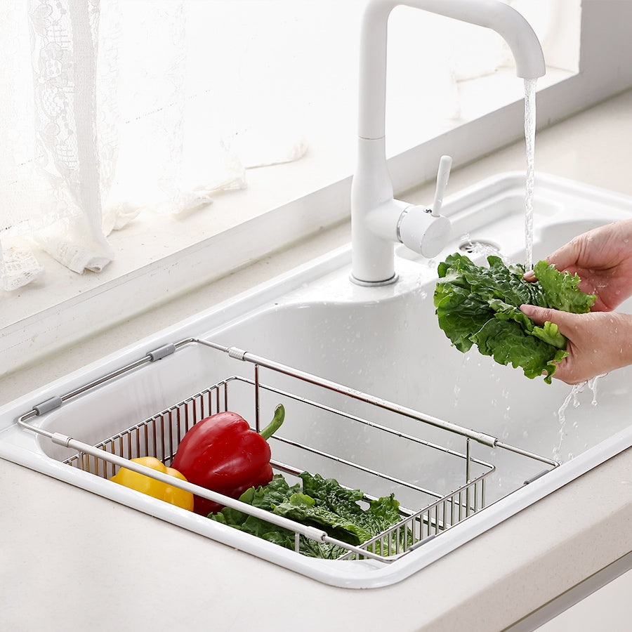 Adjustable Stainless Steel Dish Drying Rack