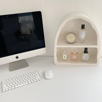 Two-Tier Arched Display Shelf