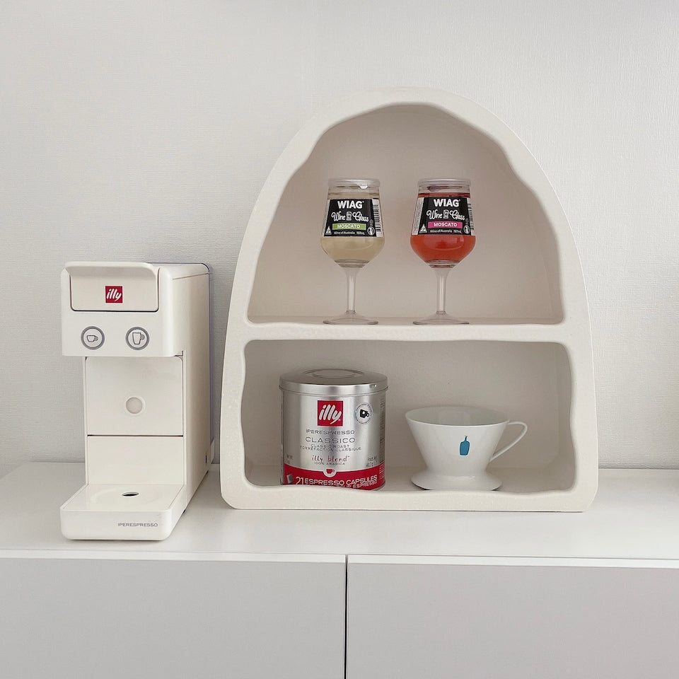 Two-Tier Arched Display Shelf