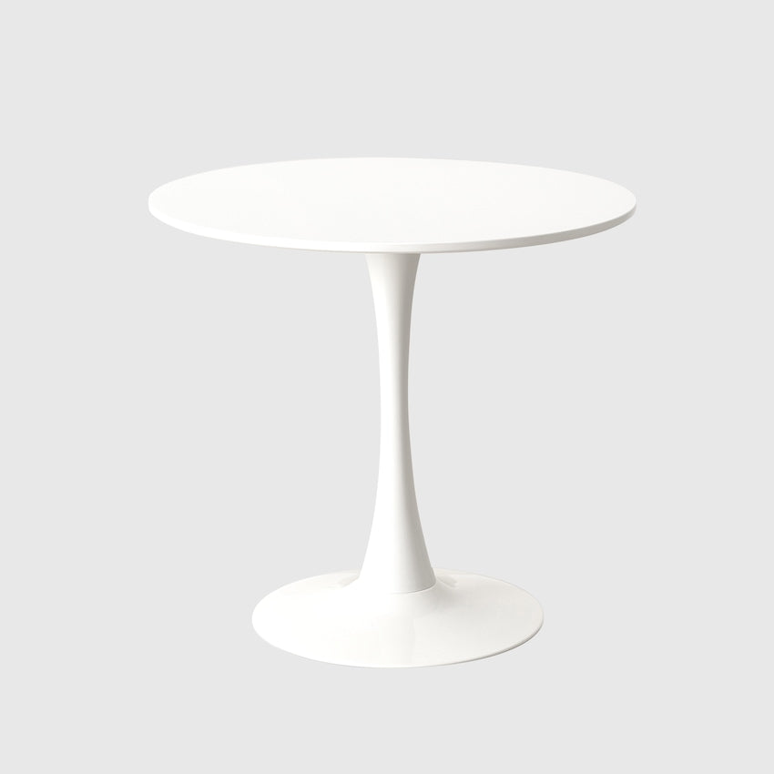 White Round Pedestal Dining Table