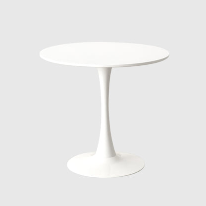 White Round Pedestal Dining Table