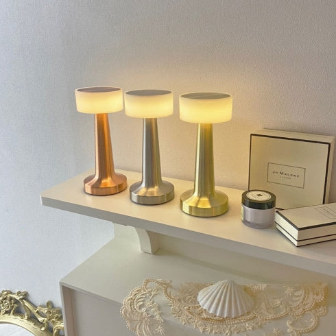 Chrome Touch Glow Lamp
