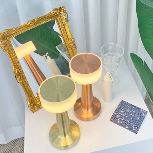 Chrome Touch Glow Lamp
