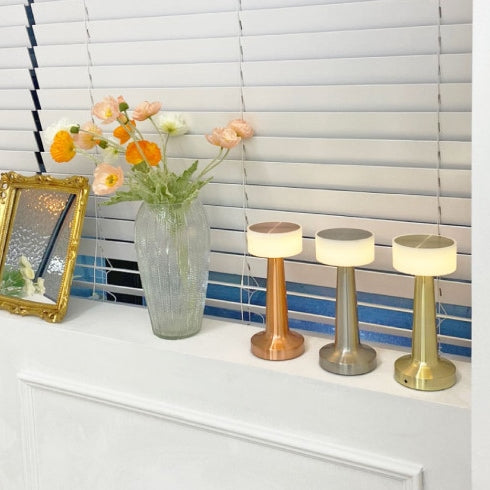 Chrome Touch Glow Lamp
