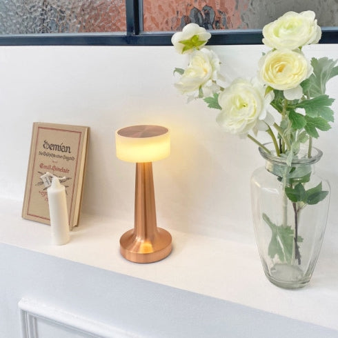 Chrome Touch Glow Lamp