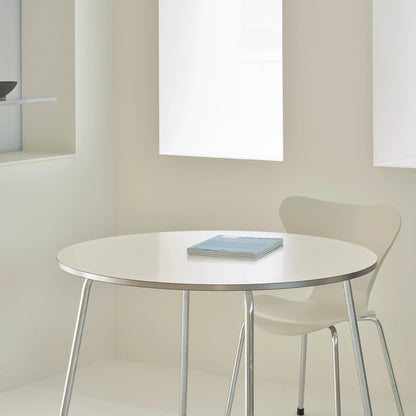 Round Chrome Dining Table
