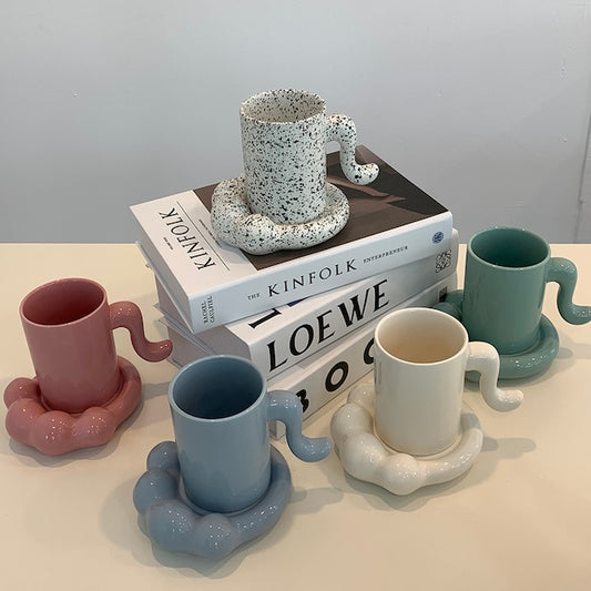 Cat Paw Mug and Plate Set