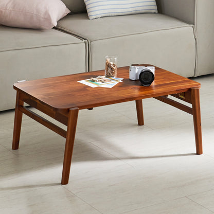 Solid Wood Foldable Low Coffee Table