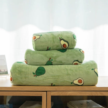 Avocado Microfiber Blanket & Comforter