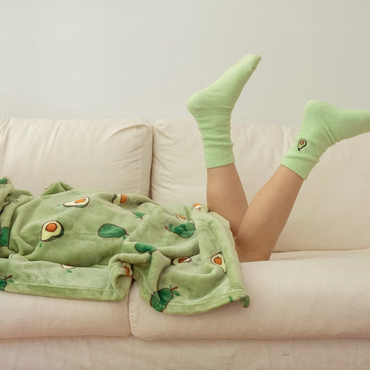 Avocado Soft Plush Blanket