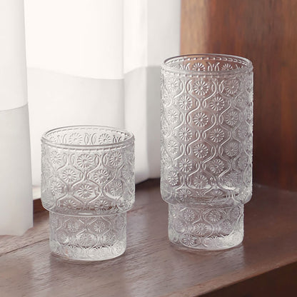 Daisy Stackable Highball Glasses 11.8 fl oz (350 ml), 2P