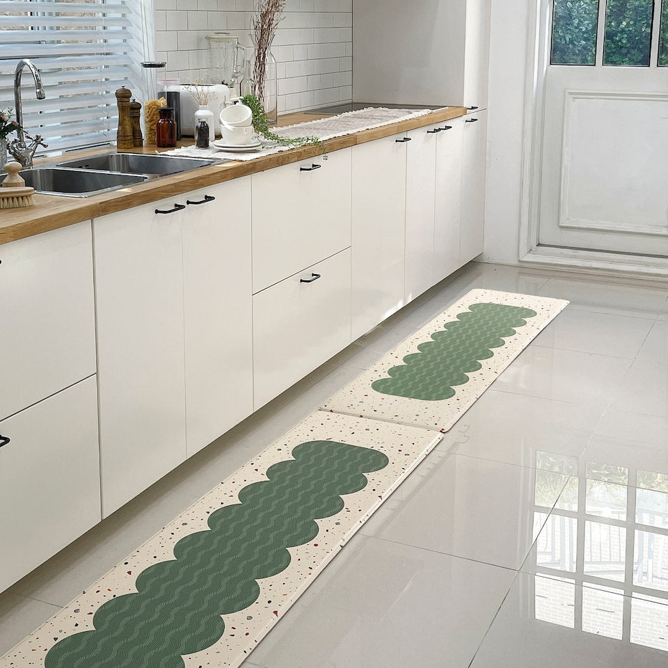 Wave Terrazzo Kitchen Cushion Mat