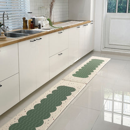 Wave Terrazzo Kitchen Cushion Mat