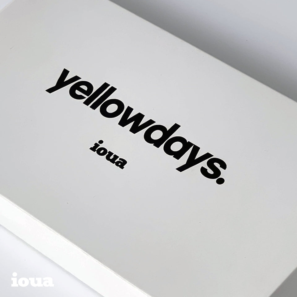 Retro Yellow Acrylic Desk Calendar