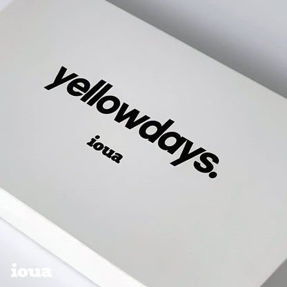 Retro Yellow Acrylic Desk Calendar