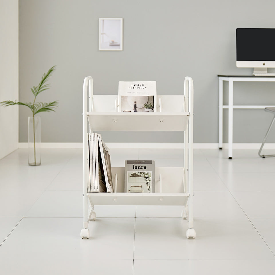 Dreaming 2-Tier Rolling Book Cart