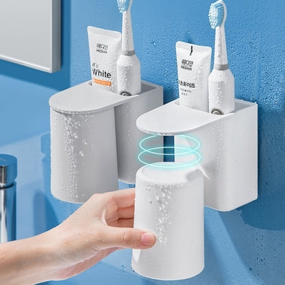 Upside-Down Magnetic Bathroom Organizer Set