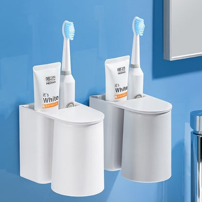 Upside-Down Magnetic Bathroom Organizer Set