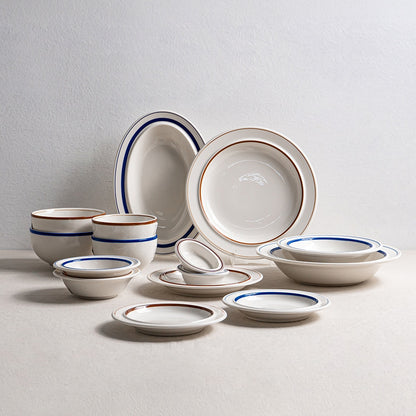 2-Person Plate and Bowl Set - 15 Piece