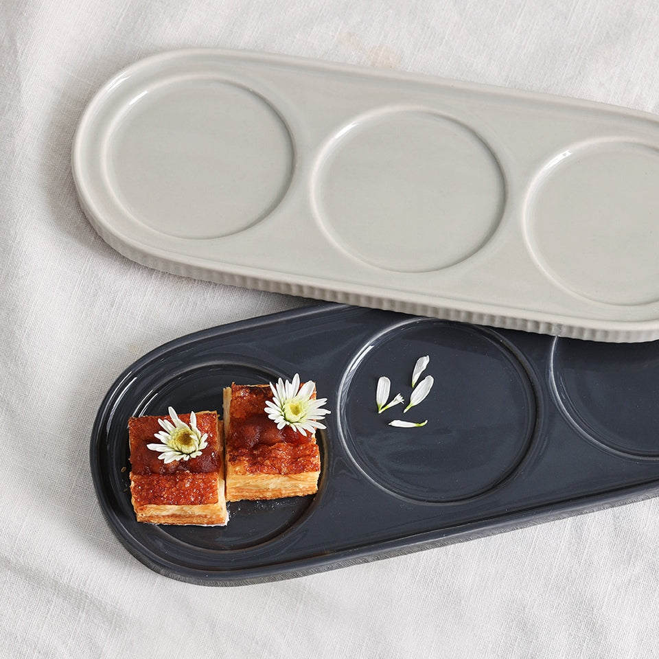 Lining 3-Section Divided Plate