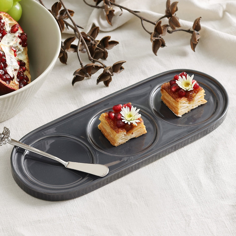 Lining 3-Section Divided Plate
