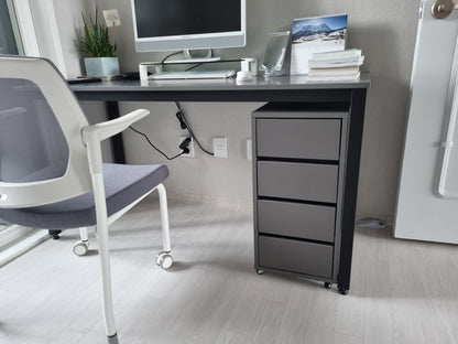 4-Drawer Movable Storage Cabinet