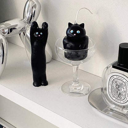 Stretchy Cat Object Candle